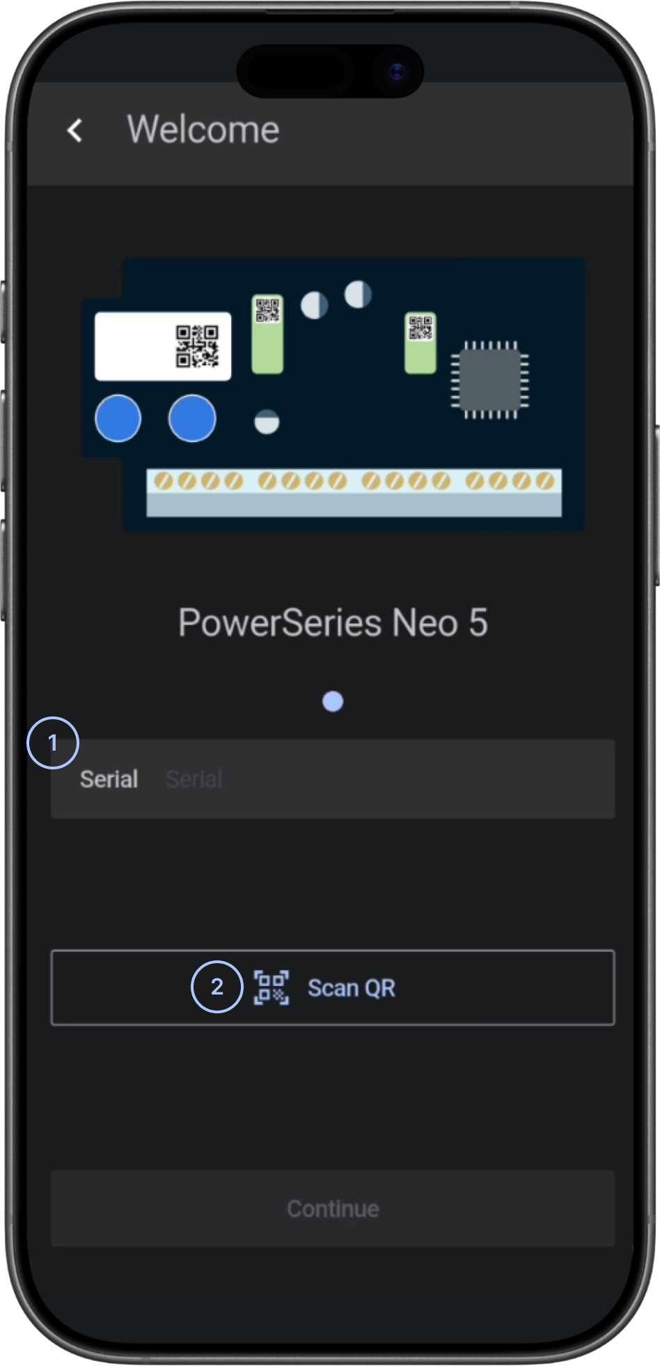 Neo 5 screen