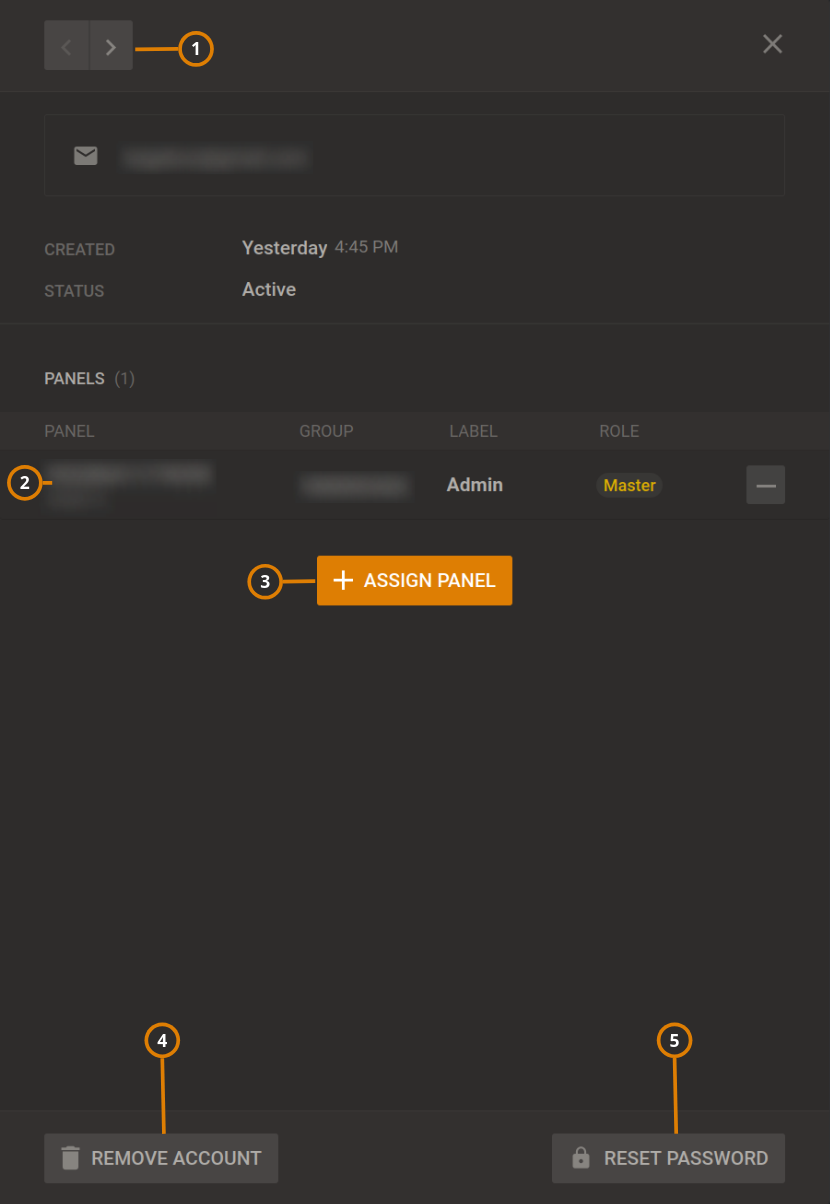 Account blind (dark)