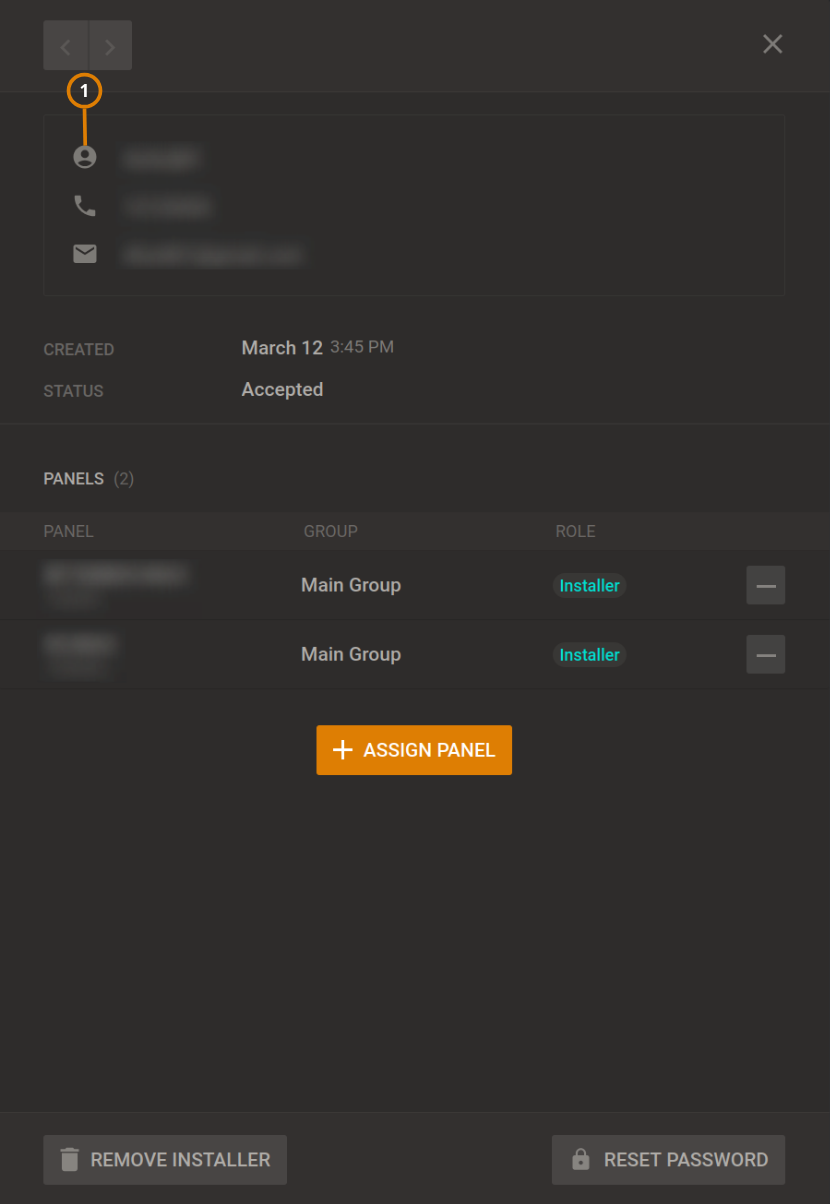 Navigating the Installers blind (dark)