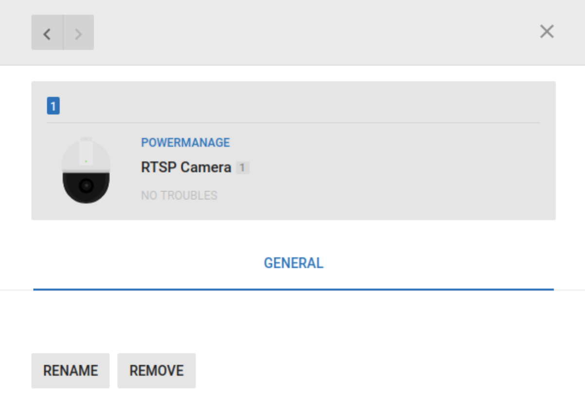 RTSP cameras display (light)