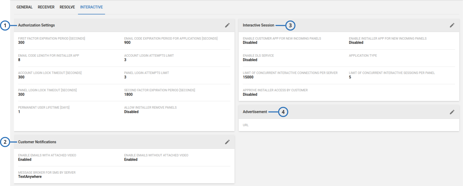 Navigating the Interactive tab (light)