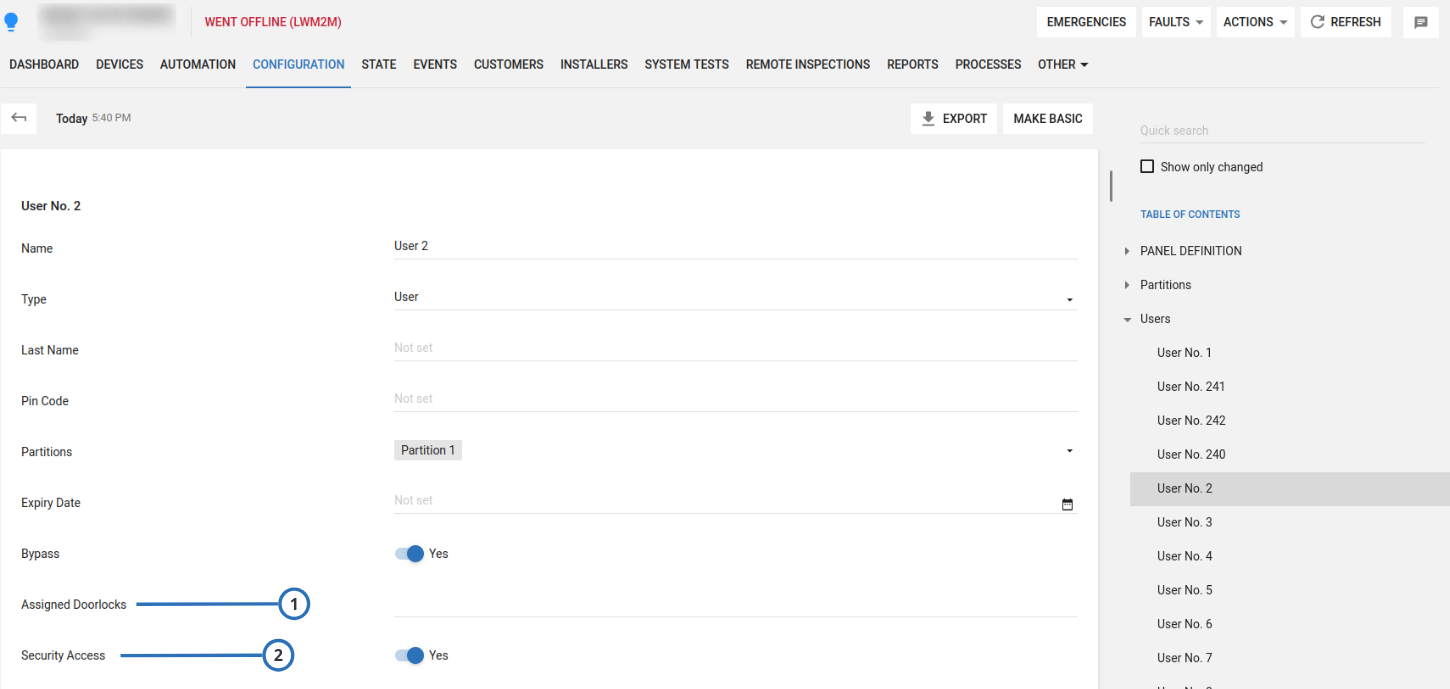 Door locks users (light)