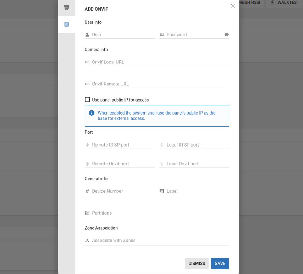 onVIF camera enrollment (light)