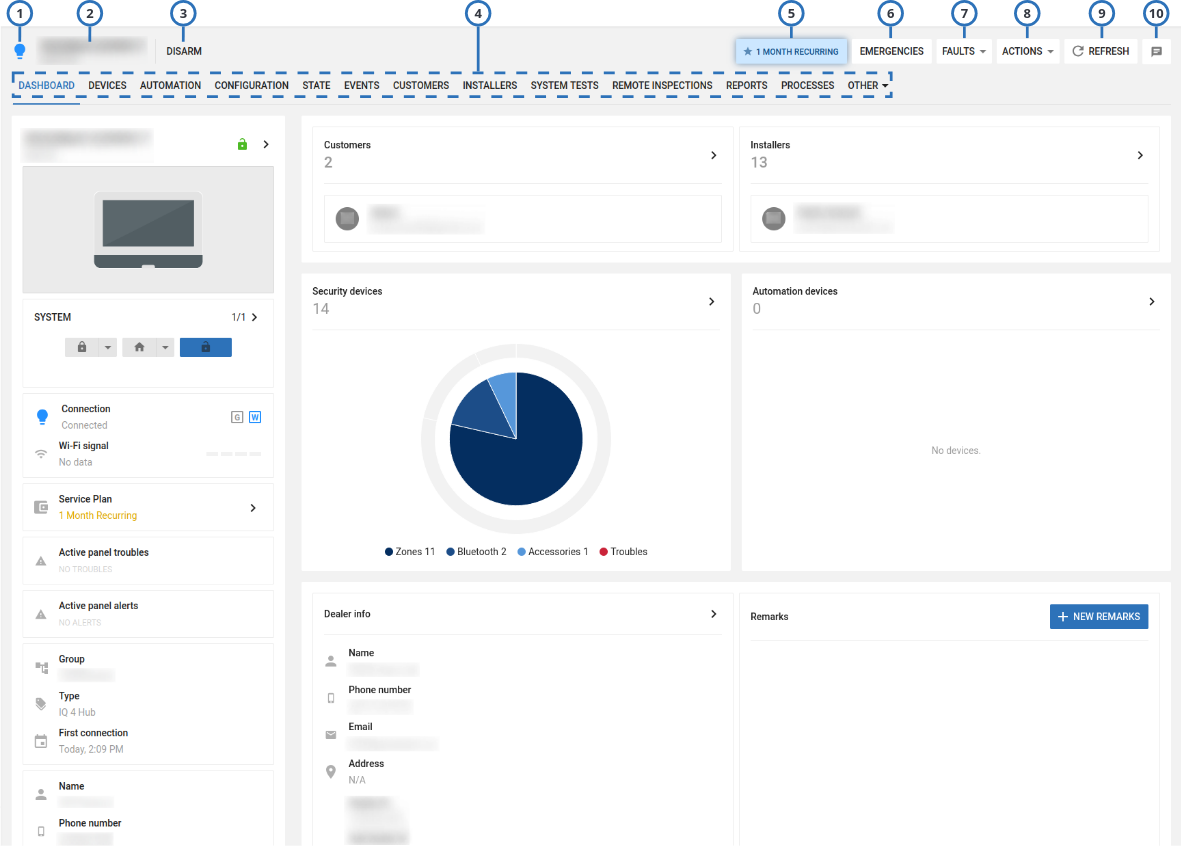 Navigating the Equipment hub (light)
