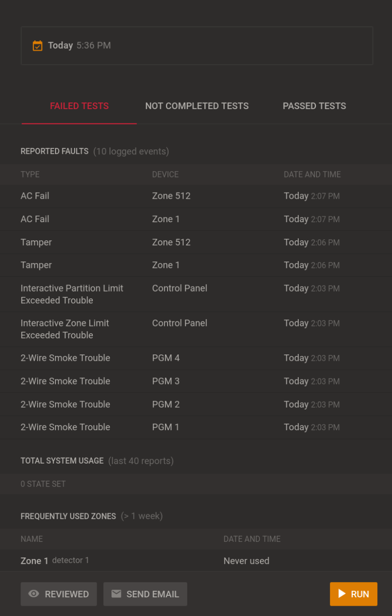 Navigating the REMOTE INSPECTIONS blind (dark)