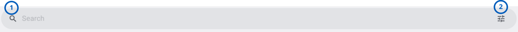 Search bar (light theme)