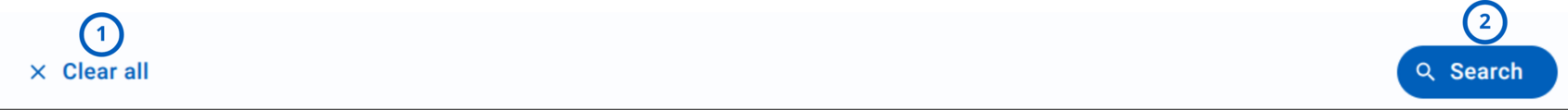 Search and filter controls (light theme)