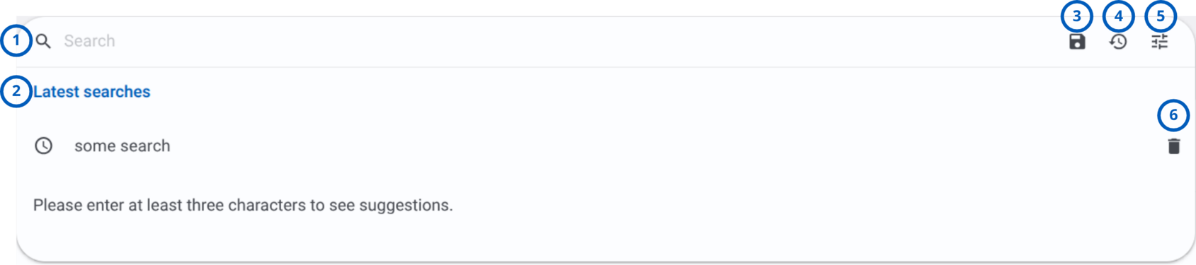 Search bar (light theme)