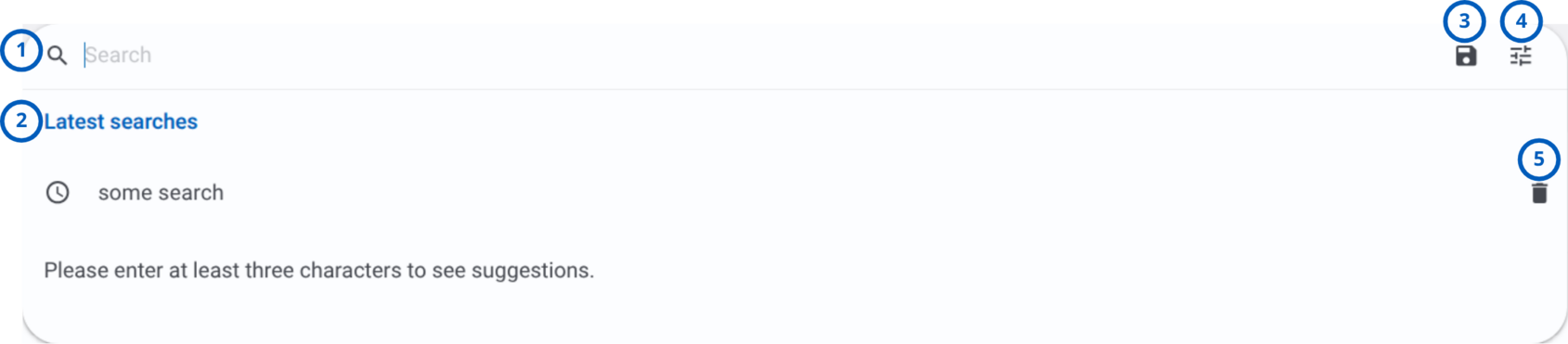Search bar (light theme)