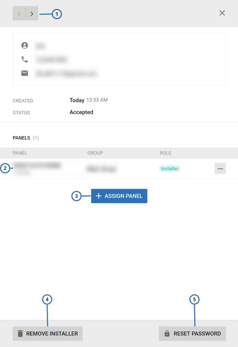Navigating the Installer blind (light)