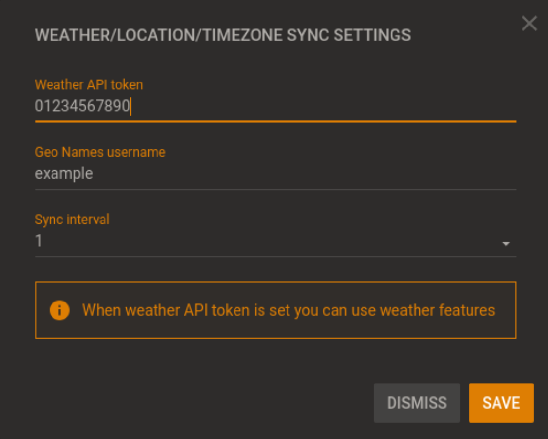 PowerManage setup (dark)