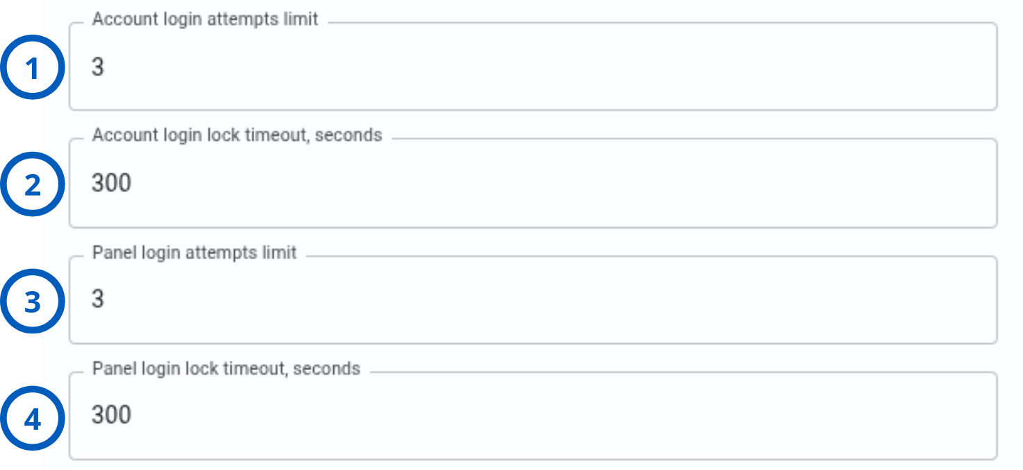 Login lockout settings (light)