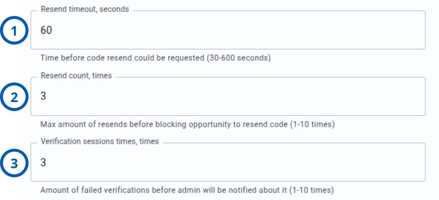 Multi-factor authentication settings (light)